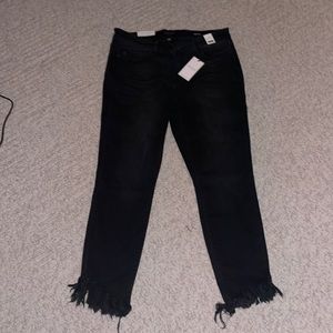 Black Fringe Judy Blue Jeans